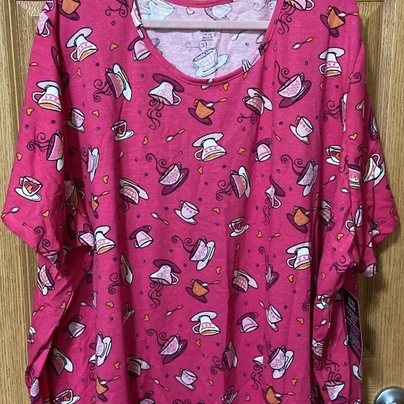 New Comfy Cotton Sleep Tee Gown Plus
5X 6X Woman Within Dreams & Co sleepshirt - Picture 2 of 6